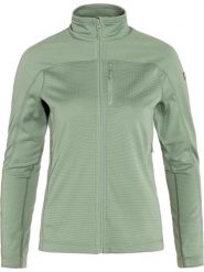 Bluza polarowa damska Fjällräven Abisko Lite Fleece. Zielone bluzy z kapturem Fjällräven, xs, bez wzorów, z materiału, bez kaptura, narciarskie. Za 746.40 zł.