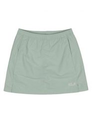 Jack Wolfskin Spódnico-spodenki funkcyjne "Sun" w kolorze miętowym rozmiar: 176. Zielone szorty sportowe Jack Wolfskin, bez wzorów, z materiału, outdoorowe. Za 127.05 zł.