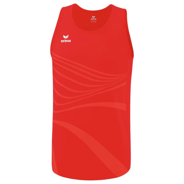 Dziecięcy tank top Erima Racing. Czerwone topy Erima, bez wzorów, bez kołnierzyka, bez ramiączek. Za 154.50 zł.