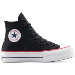 Buty sportowe Converse Chuck Taylor All Star Lift Platform Leopard. Czarne buty treningowe Converse, bez wzorów, bez zapięcia. Za 590.00 zł.