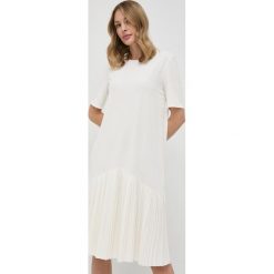 Max Mara Leisure sukienka kolor beżowy maxi prosta. Brązowe sukienki Max Mara Leisure, na co dzień, s, bez wzorów, z dzianiny, bez kołnierzyka, bez ramiączek, maxi. Za 749.99 zł.