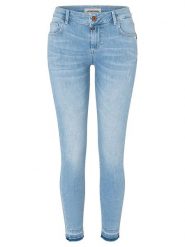 Timezone Dżinsy "Aleena" - Slim fit - w kolorze błękitnym rozmiar: W27/L32. Niebieskie jeansy Timezone, l, z aplikacjami, klasyczne. Za 127.35 zł.