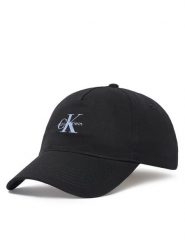 Calvin Klein Czapka z daszkiem Monologo Printed Baseball Cap LV04K5027G Czarny. Czarne czapki z daszkiem Calvin Klein, bez wzorów, z bawełny. Za 129.99 zł.