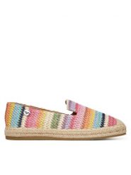 Roxy Espadryle WSS21590-01 Różowy. Czerwone espadryle Roxy, bez wzorów, z materiału, bez obcasa. Za 99.99 zł.