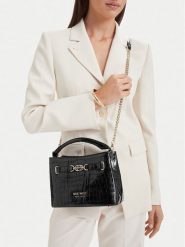 Nine West Torebka EO-CITY GRACE-LDA9420 CROCO Czarny. Czarne torebki klasyczne Nine West, bez wzorów, ze skóry, bez dodatków. Za 249.99 zł.