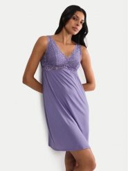 Triumph Koszula nocna Timeless Sensuality 10227238 Fioletowy Regular Fit. Fioletowe koszule nocne Triumph, bez wzorów, z lyocellu, bez ramiączek. Za 189.99 zł.