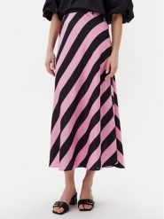 LOLA CASADEMUNT Spódnica LS2508003 Różowy Regular Fit. Czerwone spódnice LOLA CASADEMUNT, m, bez wzorów, z syntetyku, midi. Za 229.99 zł.
