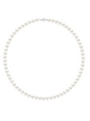 Pearl Addict Naszyjnik z perłami w kolorze białym - dł. 42 cm rozmiar: onesize. Białe naszyjniki Pearl Addict, z materiału, z perłą, srebrne. Za 347.99 zł.