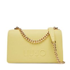 Torebka Liu Jo. Żółte kopertówki Liu Jo, bez wzorów, wizytowe, bez dodatków. Za 599.99 zł.