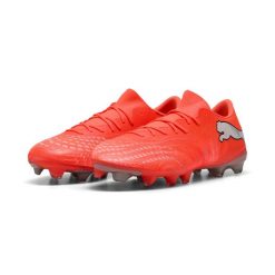 Buty piłkarskie unisex FUTURE 9 MATCH FUSION FG/AG PUMA. Białe buty do biegania Puma, bez wzorów, bez zapięcia, do biegania. Za 284.99 zł.