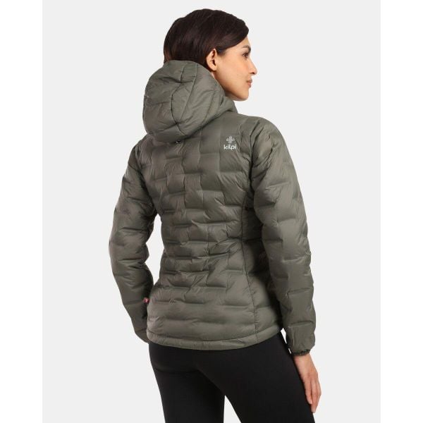 Damska kurtka puchowa Kilpi Alberta. Zielone kurtki narciarskie Kilpi, na zimę, m, bez wzorów, z nylonu, bez kaptura, narciarskie. Za 1,041.73 zł.