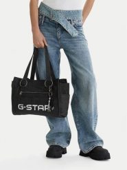 G-Star Raw Torebka CEO-XC8971 Czarny. Czarne shopper bag G-Star Raw, bez wzorów, z materiału, retro, bez dodatków. Za 199.99 zł.