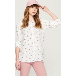 Wzorzysta koszula - Biały. Koszule marki Sinsay. Za 39.99 zł.