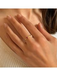OR Carats Złoty pierścionek z diamentem i kamieniem szlachetnym rozmiar: 58. Czerwone pierścionki OR Carats, z diamentem, złote. Za 406.00 zł.