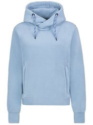 Sublevel Bluza w kolorze błękitnym rozmiar: S. Niebieskie bluzy Sublevel, s, bez wzorów, z materiału, bez ramiączek, z kapturem. Za 118.56 zł.
