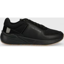 Trussardi sneakersy Notos kolor czarny 79A00823 9Y099998. Czarne buty sportowe lifestyle TRUSSARDI, bez wzorów, z gumy, sportowe, z okrągłym noskiem, bez zapięcia. W wyprzedaży za 419.99 zł.