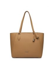 GINO ROSSI Torebka C-RX8906 Brązowy. Brązowe shopper bag Gino Rossi, bez wzorów, z materiału, bez dodatków. Za 229.99 zł.
