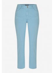 More & More Dżinsy - Slim fit - w kolorze błękitnym rozmiar: 38. Niebieskie jeansy More & More, z aplikacjami, ze skóry. Za 150.02 zł.