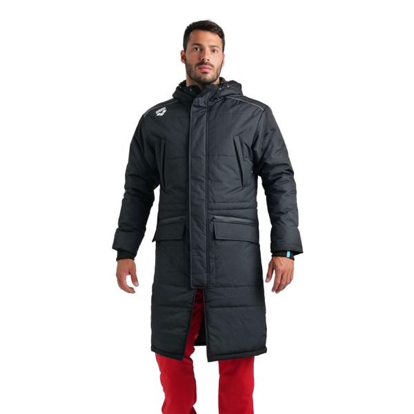 Parka Arena Team Solid. Szare płaszcze Arena, na zimę, l, bez wzorów, z materiału, klasyczne, z kapturem. Za 719.50 zł.