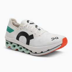 Buty do biegania damskie On Cloudboom Echo. Białe buty do biegania On, bez wzorów, z materiału, bez zapięcia, do biegania. Za 829.99 zł.