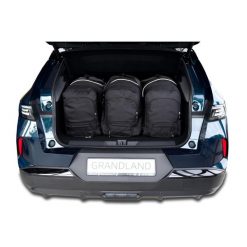 Torby Do Bagażnika Opel Grandland Phev 2024+ 3Szt Kjust. Czarne torby podróżne KJUST, bez wzorów. Za 1,140.00 zł.