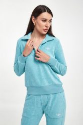 Bluza damska frotte AERONAUTICA MILITARE. Bluzy Aeronautica Militare, xs, bez wzorów, bez kaptura. W wyprzedaży za 396.75 zł.