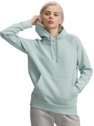 Under Armour Bluza "Rival" w kolorze turkusowym rozmiar: XXL. Niebieskie bluzy Under Armour, xxl, bez wzorów, bez ramiączek, z kapturem. Za 138.45 zł.