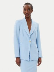 Maryley Marynarka 25EB187/M27/43MA Błękitny Regular Fit. Niebieskie marynarki i żakiety Maryley, m, bez wzorów, z syntetyku, bez ramiączek. Za 319.99 zł.