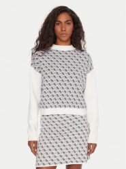 Guess Golf W5BR23 Z3JD2 Écru Relaxed Fit. Swetry Guess, l, z aplikacjami, z syntetyku, bez ramiączek. Za 299.99 zł.