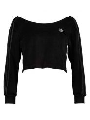 Adidas Bluza w kolorze czarnym rozmiar: 32. Czarne bluzy adidas, bez wzorów, bez ramiączek, bez kaptura. Za 187.95 zł.