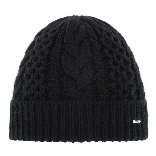 Czapka zimowa damska Eisbar Afratos MU. Czarne czapki z daszkiem Eisbär, bez wzorów, sportowe. Za 125.00 zł.