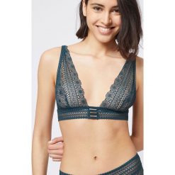 Etam - Biustonosz Instant. Zielone biustonosze Etam, bez wzorów, z elastanu. Za 129.90 zł.
