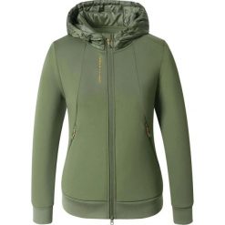 Damska bluza z kapturem zapinana na zamek Covalliero. Zielone bluzy COVALLIERO, m, bez wzorów, z materiału, z kapturem, na fitness i siłownię. Za 377.00 zł.