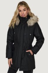 Parka Kobieta ONLY ONLIRIS FUR WINTER PARKA CC 2023 OTW. Czarne płaszcze ONLY, na zimę, m, bez wzorów, z syntetyku, bez kaptura. Za 287.35 zł.