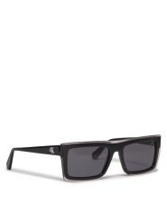 Calvin Klein Jeans Okulary przeciwsłoneczne CKJ23657S Czarny. Czarne okulary przeciwsłoneczne Calvin Klein Jeans, bez wzorów, z jeansu, plastikowe. Za 729.99 zł.