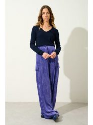 AUTHENTIC CASHMERE Kaszmirowy sweter "Galise" w kolorze granatowym rozmiar: M. Niebieskie swetry AUTHENTIC CASHMERE, m, bez wzorów, z kaszmiru, bez ramiączek. Za 290.57 zł.