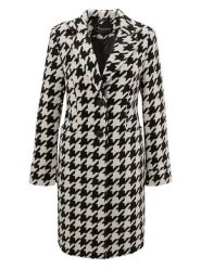 Aniston Płaszcz przejściowy w kolorze czarno-białym rozmiar: 42. Białe płaszcze Aniston, bez wzorów, bez kaptura. Za 113.36 zł.