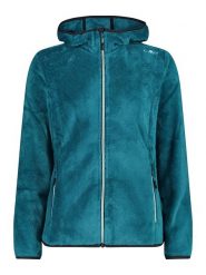 CMP Kurtka polarowa w kolorze turkusowym rozmiar: 40. Niebieskie kurtki CMP, bez wzorów, z materiału, bez kaptura. Za 152.98 zł.