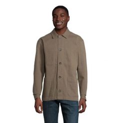 Overshirt Sol's Mael. Zielone kombinezony SOL'S, s, bez wzorów, z bawełny, bez kołnierzyka, bez ramiączek. Za 353.50 zł.