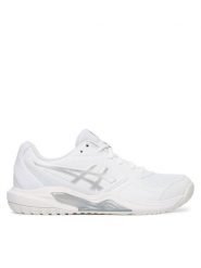 Asics Buty do tenisa Gel-Dedicate 9 1042A316 Biały. Białe buty treningowe ASICS, bez wzorów, ze skóry, bez zapięcia, tenisowe. Za 309.99 zł.