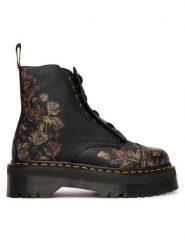Dr. Martens Trapery Sinclair Decayed Roses Tumbled Nappa DM32050001 Czarny. Czarne traperki Dr Martens, bez wzorów, ze skóry, bez obcasa, bez zapięcia. Za 1,129.00 zł.
