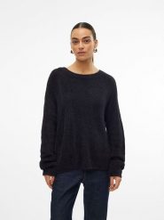 Vero Moda Sweter w kolorze czarnym rozmiar: S. Czarne swetry Vero Moda, s, bez wzorów, bez ramiączek. Za 61.17 zł.