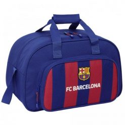 FC Barcelona torba sportowa granatowa. Niebieskie torby sportowe FC Barcelona, bez wzorów, z materiału. Za 221.71 zł.