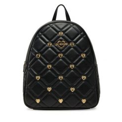 Plecak LOVE MOSCHINO. Czarne plecaki Love Moschino, bez wzorów, bez dodatków. Za 879.99 zł.