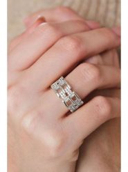 Heliophilia Pierścionek z cyrkoniami rozmiar: onesize. Pierścionki Heliophilia, z cyrkonią, metalowe. Za 43.99 zł.