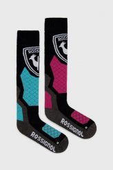 Rossignol Skarpetki z domieszką wełny (2-pack) kolor czarny. Czarne skarpetki Rossignol, bez wzorów, z wełny. Za 159.99 zł.