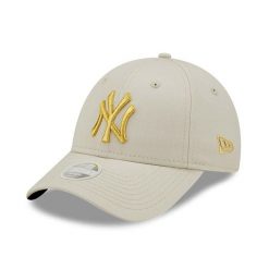 9forty czapka damska New York Yankees. Szare czapki z daszkiem New Era, bez wzorów, z bawełny. Za 119.99 zł.
