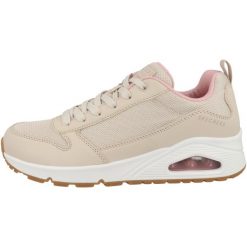 Buty do chodzenia damskie Skechers Uno Inside Matters. Białe buty treningowe Skechers, bez wzorów, z materiału, bez zapięcia, trekkingowe. Za 329.99 zł.