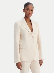 Weekend Max Mara Marynarka Uva 2615041061 Écru Slim Fit. Marynarki i żakiety Weekend Max Mara, bez wzorów, z syntetyku, bez ramiączek. Za 1,489.00 zł.