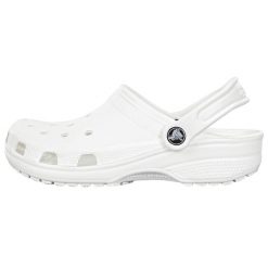 Japonki Crocs Classic, Dla obu płci. Białe japonki Crocs, bez wzorów, z materiału, sportowe. Za 297.00 zł.